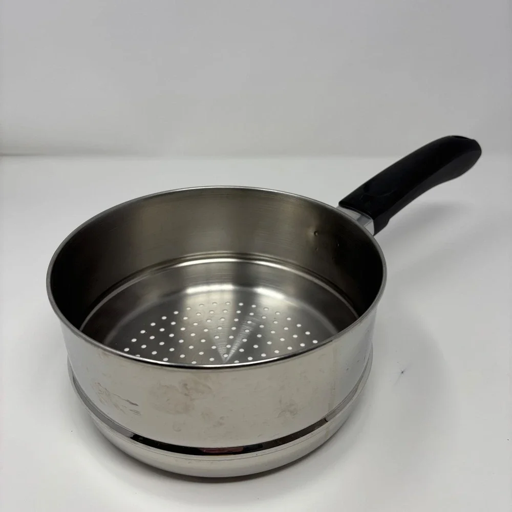 Revere Ware Stainless Steel Steamer Strainer Pot Insert 7 Inch Fits 2 & 3 QT